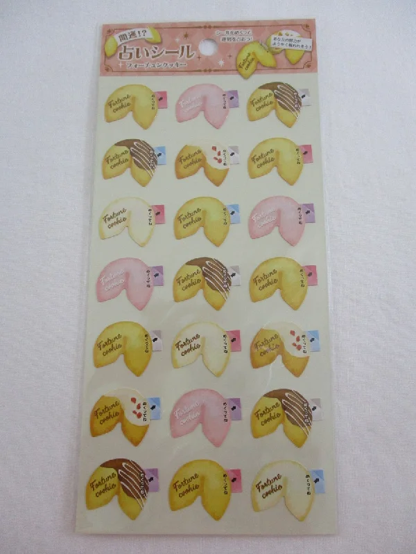 Cute Kawaii MW Fortune Cookies Sticker Sheet - for Journal Planner Craft Organizer Calendar