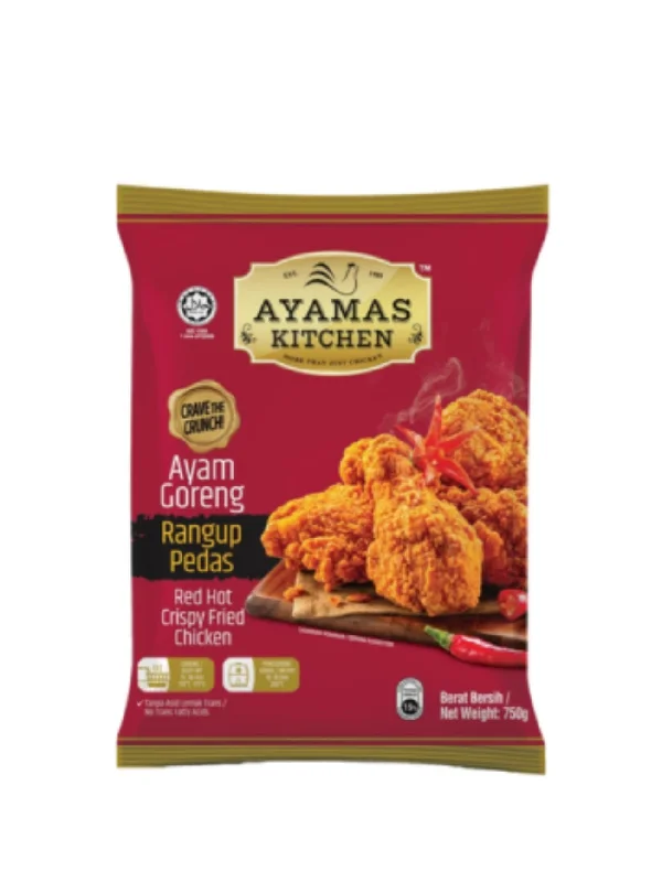 AYAMAS KITCHEN CHICKEN DRUMMET HOT & SPICY 750G