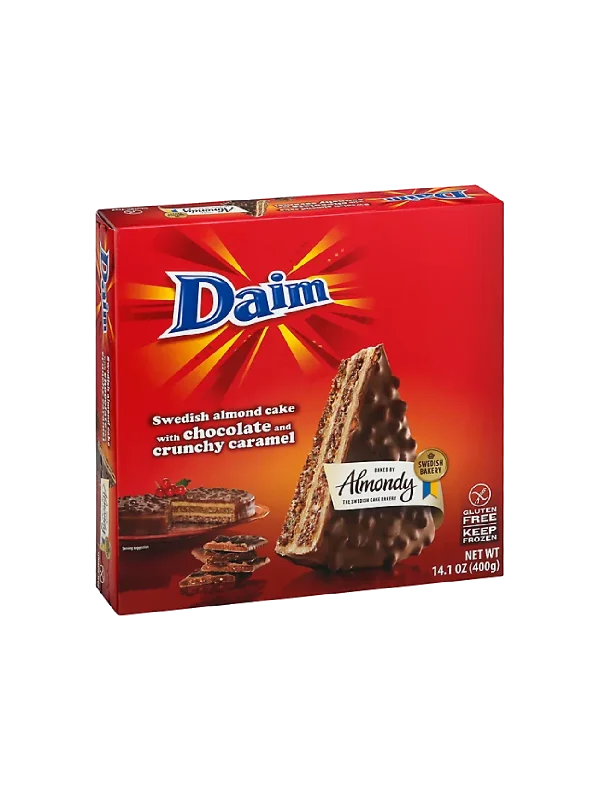 ALMONDY DAIM CHOC/CARAMEL CAKE 400G