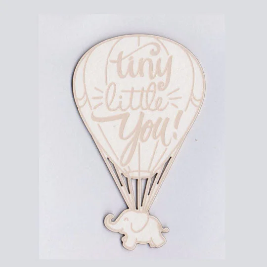 Laser Diecut: Tiny Hot Air Balloon