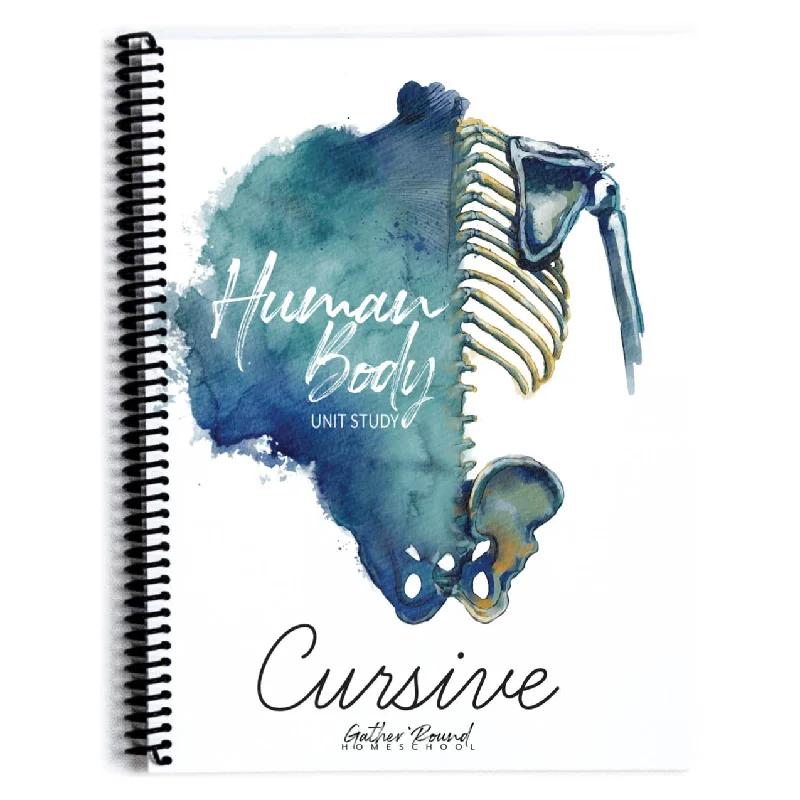 Human Body Cursive Writing Printed Notebook