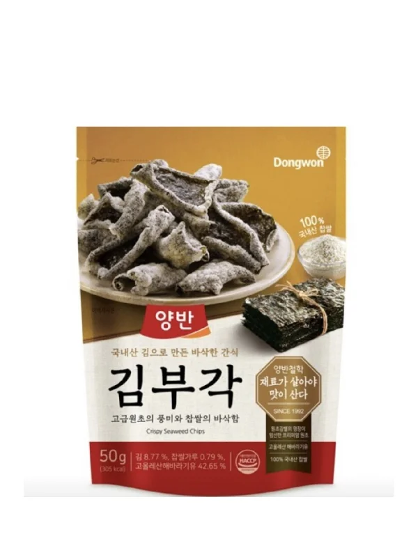 YANGBAN BUGAK SEAWEED CHIPS 50G