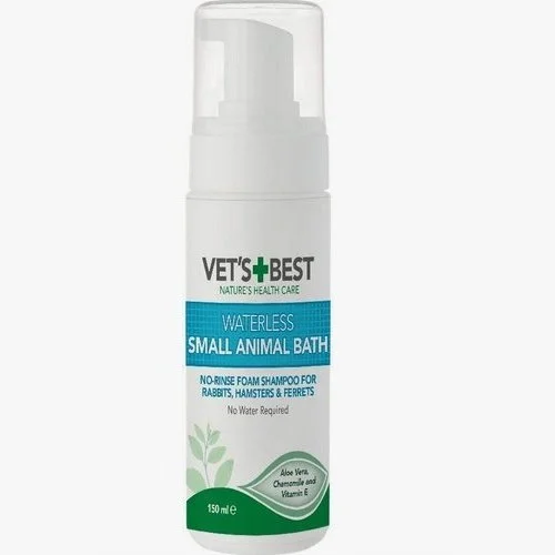 Pet shampoo: a shampoo specifically used to clean pet hair,VET'S BEST Waterless Shampoo Foam for Small Animals