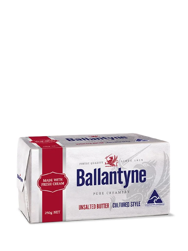 BALLANTYNE UNSALTED BUTTER 250GM