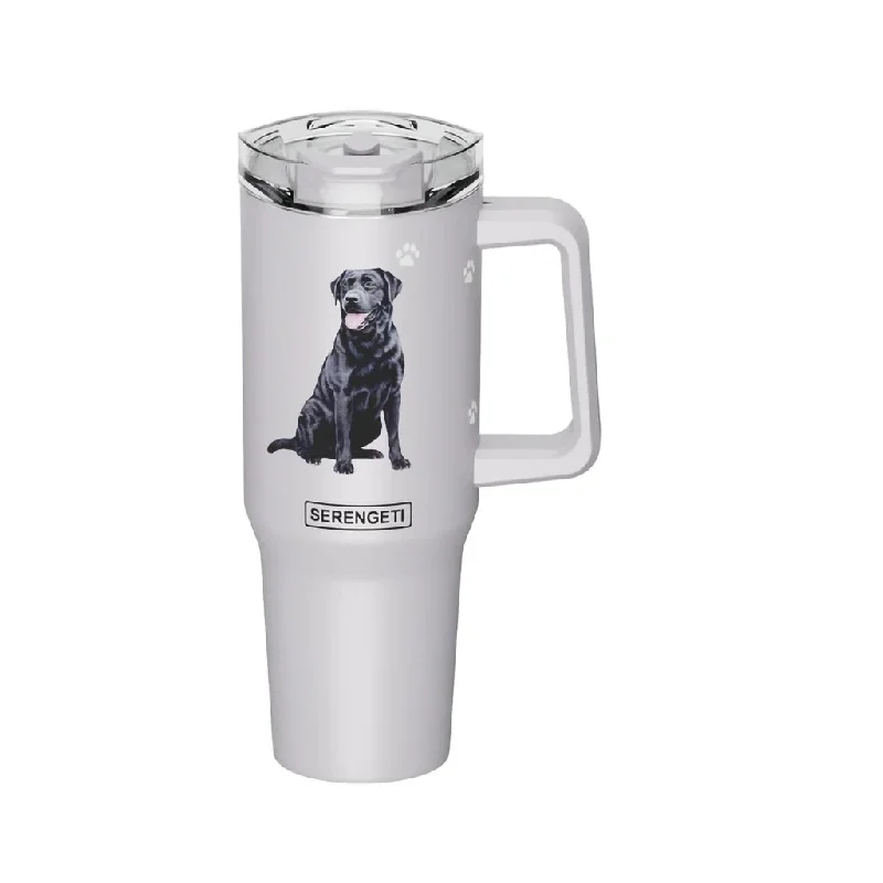 E & S Pets : Black Labrador Serengeti 40oz Stainless Steel Ultimate Tumbler