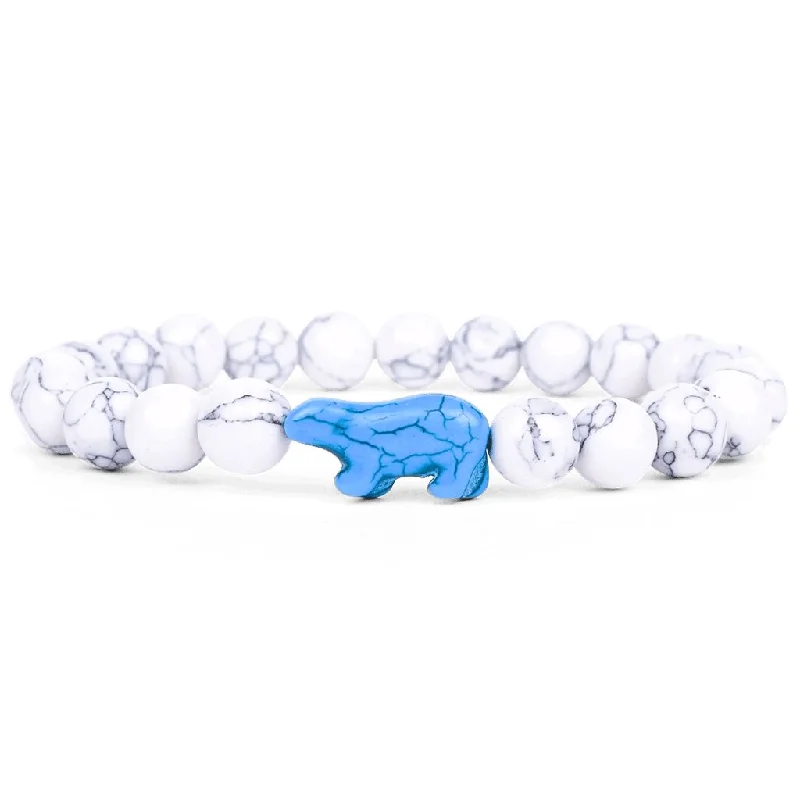 Fahlo : The Venture Bracelet - Polar Bears-Tracking Bracelet in in Arctic White