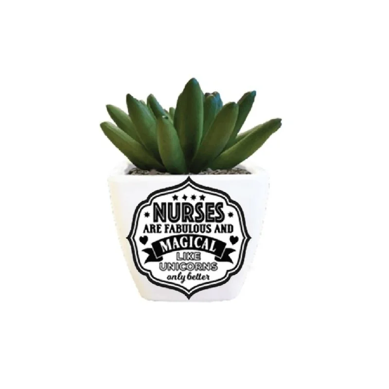 H & H Gifts : Succulent - Nurses Are Fabulous And Magical Like Unicorns Only Better