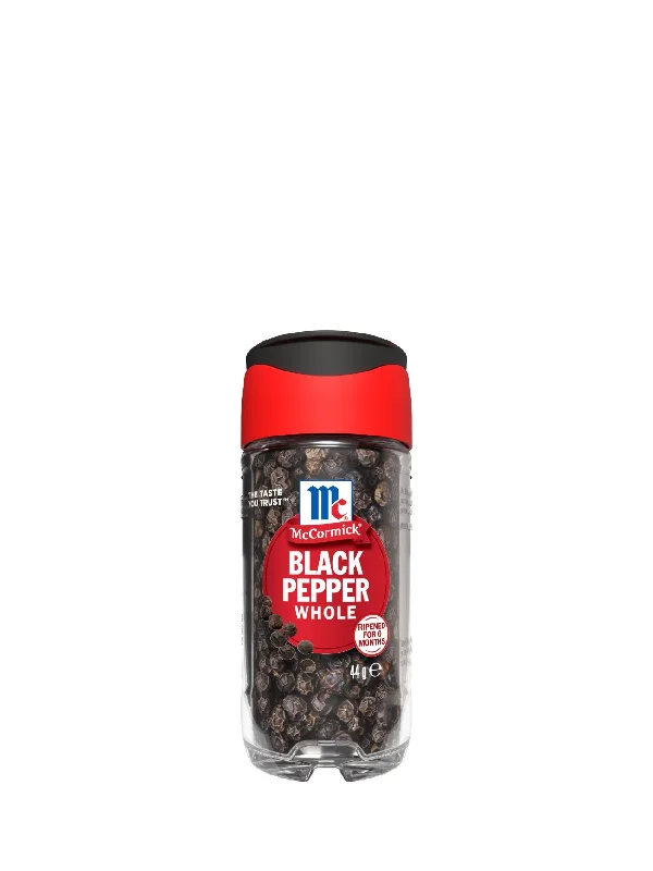 MCCORMICK BLACK PEPPER WHOLE 44G