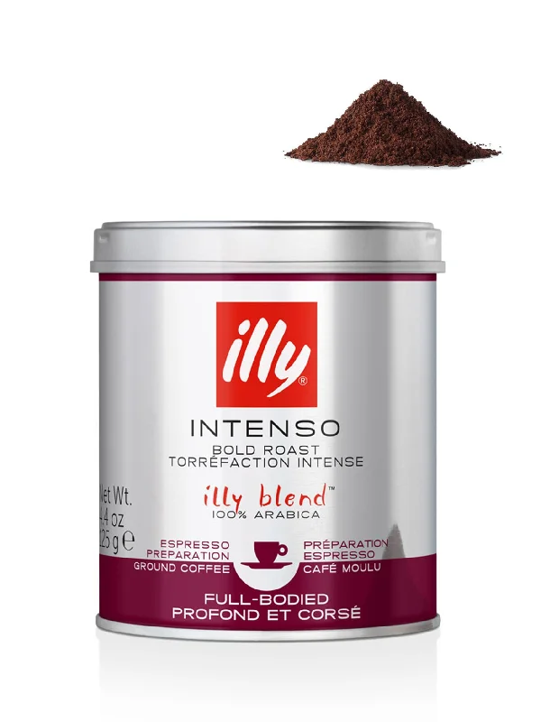 ILLY BOLD ROAST GROUND 125G