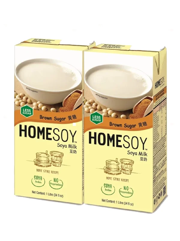 HOMESOY BROWN SUGAR VALUE PACK 2X1L