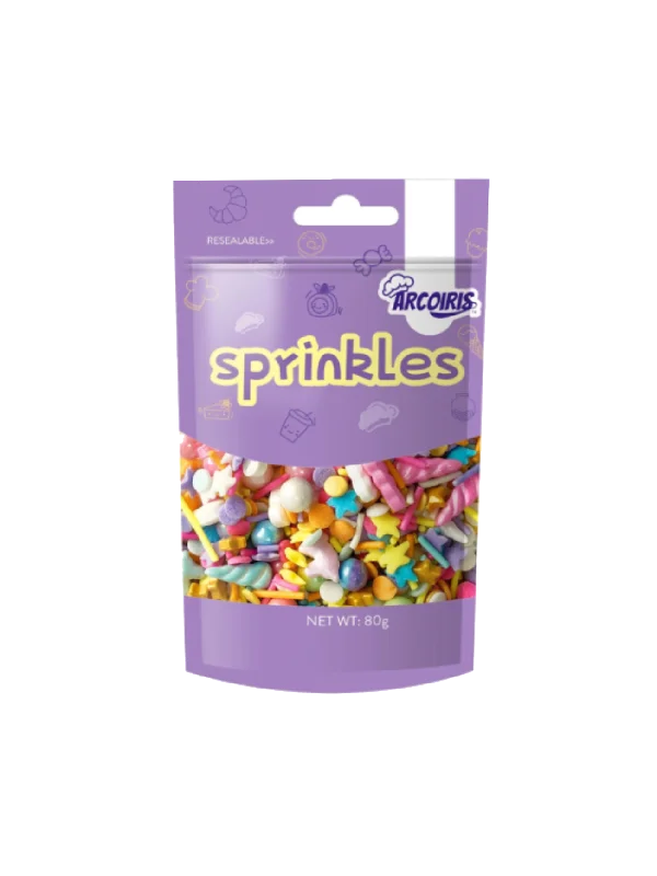 ARCOIRIS SPRINKLES COLOUR UNICORN MIX 80G