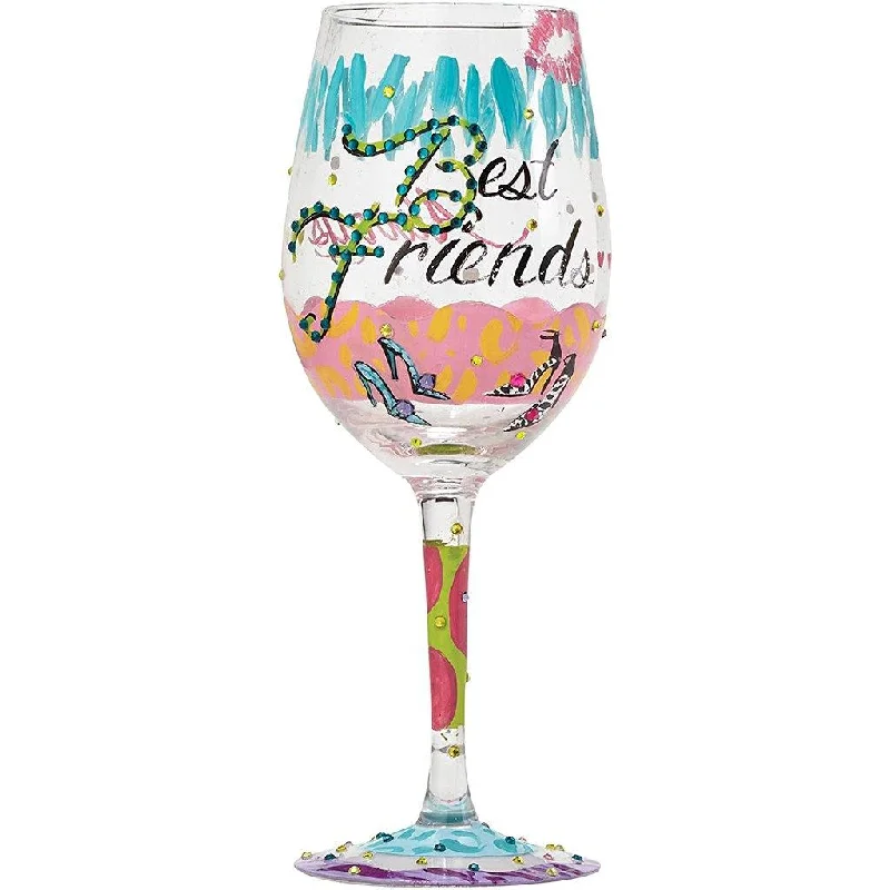 Lolita : Best Friends Always Wine Glass