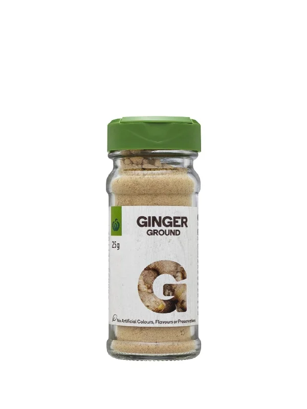 WOOLWORTHS GINGER GROUND 25G