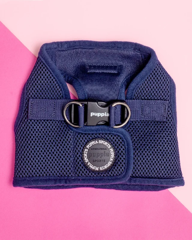 1. **Dog chest harness is anti-breakaway**Soft Vest Dog Harness in Navy Blue (FINAL SALE)