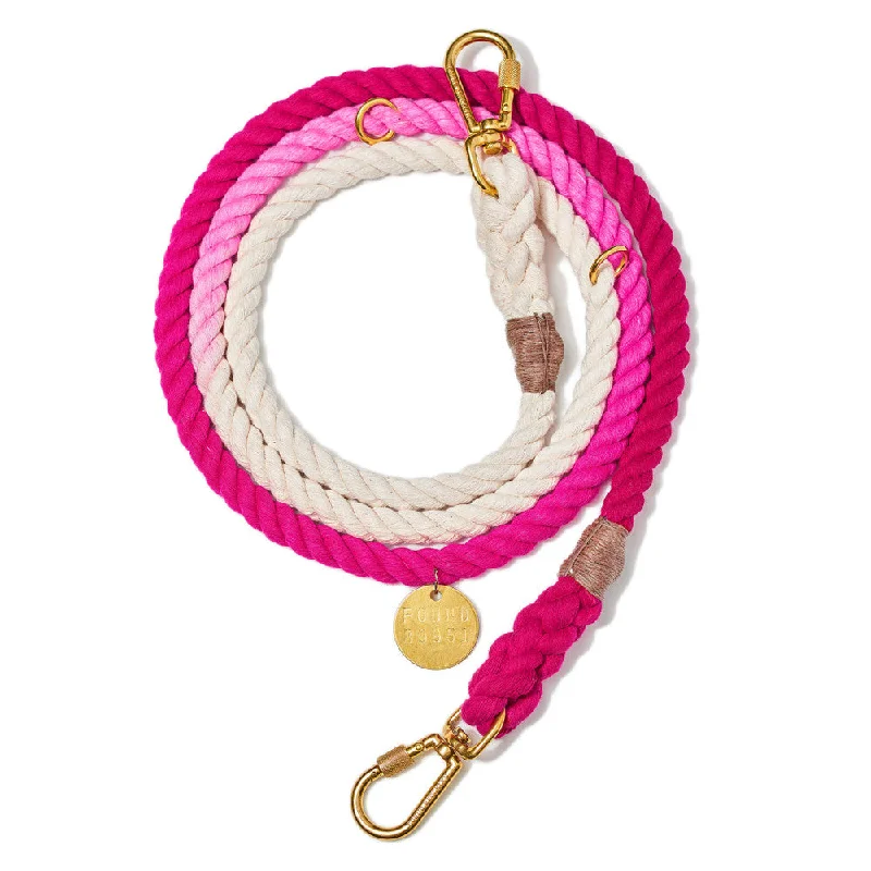 9. **Pet nail clippers with LED lights**FOUND MY ANIMAL | Adjustable Rope Lead in Magenta Ombre