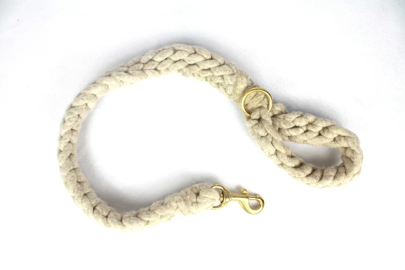 2. **Pet traction rope is anti-explosion**LOOPY MANGO | DIY Dog Leash Kit in Heather Grey